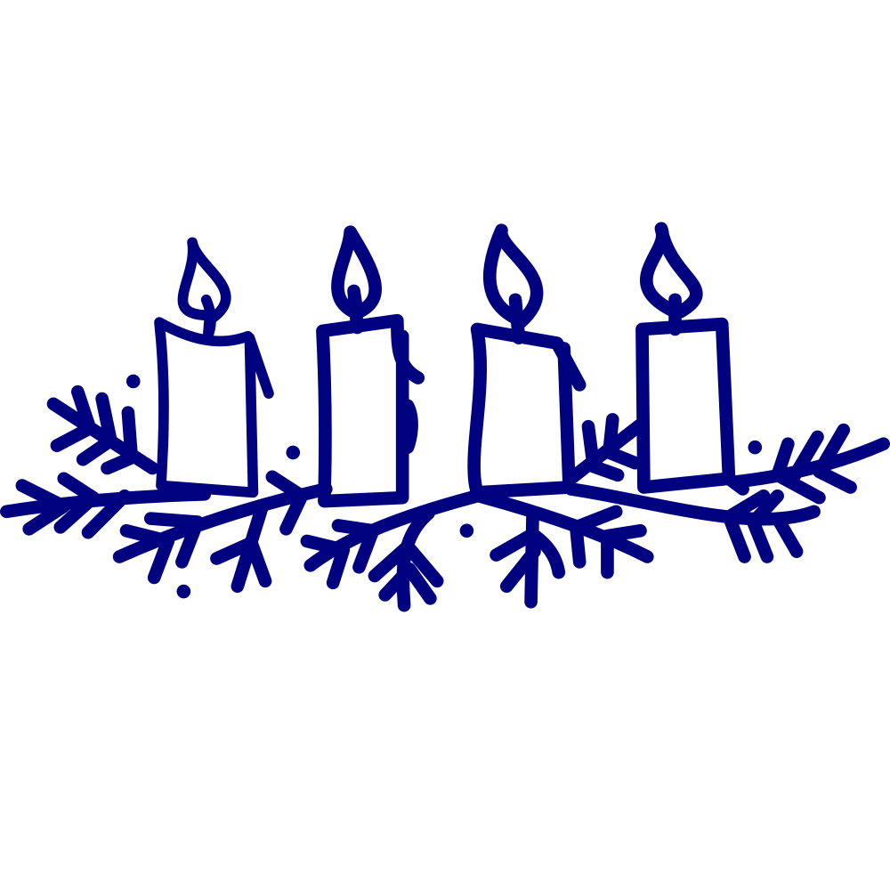 OnlineLabels Clip Art Advent Candles